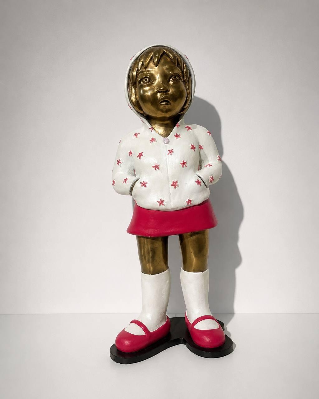 Youn Cho, Youn Day, 2018, bronze peint, 43 × 18 × 14 cm, édition 6/8.